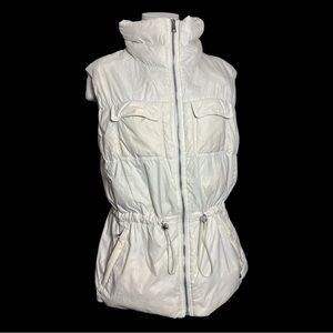 Soia & Kyo Off-White Quilted Vest